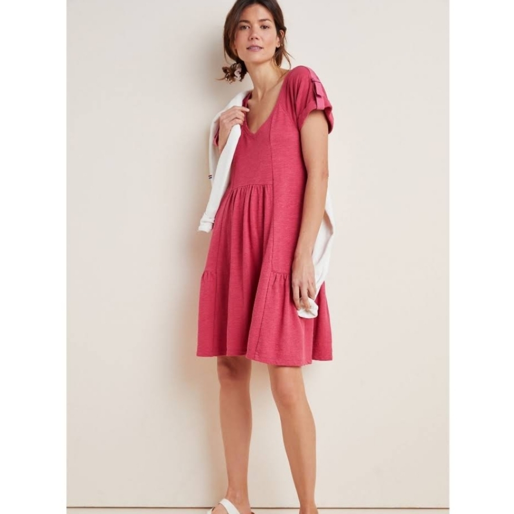 Anthropologie Saturday Sunday kathie flounced dress